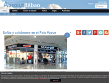 Tablet Screenshot of absolutbilbao.com